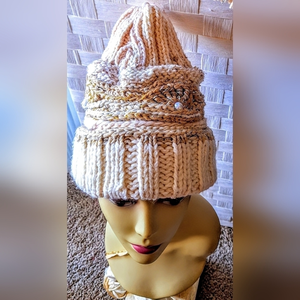 NWT Artisanal Cashmere Blend Monochromatic Beanie - Picture 8 of 11